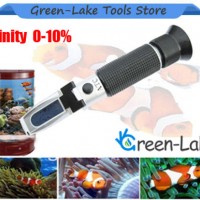 Salinity Refractometer 0-10% Salinity for Aquarium Salt Water Marine Industry Brine