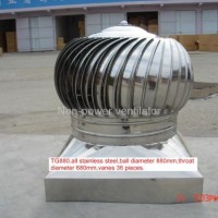 TG-880 Stainless Steel Roof Turbine Air Ventilator /880mm Roof Ventilator /27'' Roof Fan