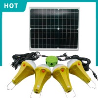 2020 Camping Tent Lights LED Hiking Lights Solar Power Panel