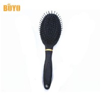 Oval Shape Rubber Cushion Paddle Hair Brush Massage Comb