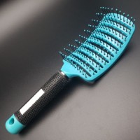 Hot Sales Detangling Hairbrush  Detangle Curved Hair Brush  Big Size Detangler Curved Hairbrush