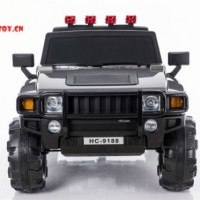 12V Hummer Style 2 Seats Children Electric Jeep Grey