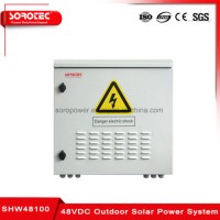 Hot Swappable 48VDC Outdoor Solar Power System with Protection Degree IP55