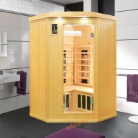 Small Coner Sauna with Combined Heater and Foot Heater Ce ETL Fsc as Dry Bath  Dry Bath Far Infrared