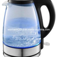 GS/CE/CB/SAA/LFGB/RoHS/ERP Certificate 1.7L Electric Glass Kettle