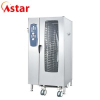 Astar Kitchen Equipment 6-Tray Electric Combi Steam Oven Baking with Air Circulation