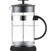 Coffee Press Glass Kettle with PP Cover&Knob