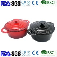 2.7L Cast Iron Casserole/Cast Iron Cookware BSCI LFGB FDA Approved