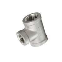 Custom Investment Casting Stainless Steel Tee Joint Pipe Fitting