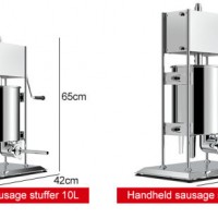 Electric Sausage Filler Stuffer Machine 10L