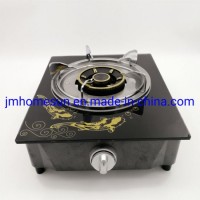 Hot Selling Tempered Glass Top 120mmφ Brass Burner Gas Stove    Item: HS-403b Gas Cook