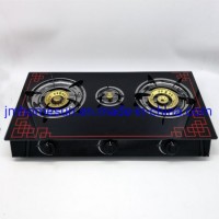 Hot Selling Tempered Glass Top Three Burner Gas Stove    Item: HS-509d Gas Stove