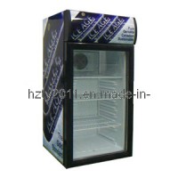 New Portable Refrigerated Display Cooler Food Drink Fridge Sc-80h