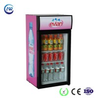 Small Beer Fridge Wine Cooler Ice Cream Display Refrigerator (JGA-SC80)