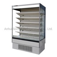 Fruits and Vegetables Open Cooler with Integral SANYO Compressor for Supermarket