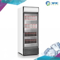 Tall Beverage Refrigerator with Glass Door