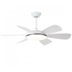 52 Inch ABS Blades 5 Speeds Remote Control DC Ceiling Fan with Light图1