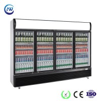 Supermarket Upright Display Refrigerator Soft Drinks Display Showcase LG-1620