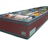 Commercial Chest Freezer with Top Glass Door