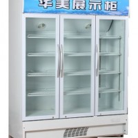 Hot Sale Vertical Multi Glass Door Showcase for Beverage