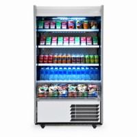 High Footprint Productivity Open Type Pepsi Display Refrigerator