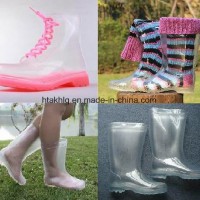 Gao Quality Transparent Rain Boots  Transparent PVC Rain Boots  Popular Style Rain Boot  100% Transp