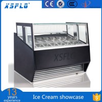 110V/60Hz Ce Approved Gelato Ice Cream Display Freezer