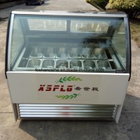 After-Sales Service Provided Gelato Showcase/Ice Cream Freezers/Ice Cream Display Case