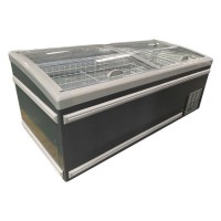 Pure Designed Supermarket Island Freezer Display Combined Freezer