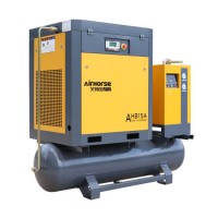 Quality Guaranteed 11kw Rotary Compressor Screw Air Compressor with Dryer for Dustless Blasting