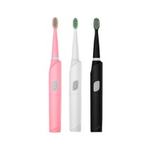 Electric Sonic Toothbrush 5 Modes AA Battery DuPont Bristle Rechangable Brush Head