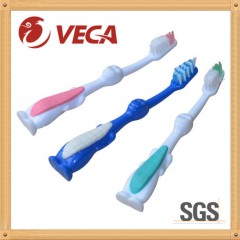 Plastic Animal Shape Kids Bounce up Toothbrush图1