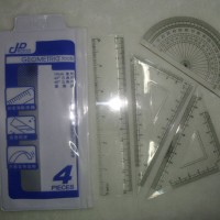 15cm Plastic Ruler School Student Office Ruler in Set