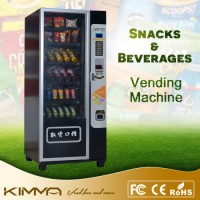 Smart Black Snacks and Beverage Vending Machine with Card Payment