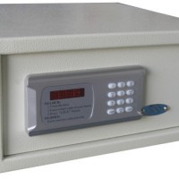 Beige Electronic Laptop Safe Box with Time Delay Function for Hotel and Home Use