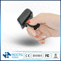 Wearable 2D Bar Code Bluetooth Finger Ring Style Mini Barcode Scanner HS-S03