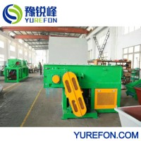 Strong Single Shaft Shredder for Plastic Lump Wood Pallet