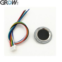 Grow R502 DC3.3V Uart Small Circular Blue Red LED Fingerprint Module