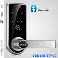 Digital Door Lock Open with Smart Phone