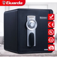 Guarda 1-Hour Black Color Fireproof Safety Deposit Box Strong Waterproof Safe  Lightweight Resin Mat