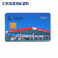 Credit Card Size Contact IC Smart Card RFID Chip White Blank PVC Smart Card