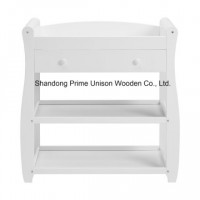 Wooden Baby Sleigh Changing Unit  Changing Table with Drawer with Pad