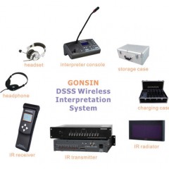 Gonsin IR Simultaneous Interpretation System (TC-904/ 906)图1