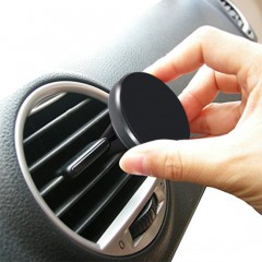 Easy Install Strong Powerful Mini Plastic Air Vent Universal Magnetic Car Mount Phone Holder图1