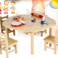 Cheap Kindergarten Classroom Wooden School Furniture Children Table Student Desk