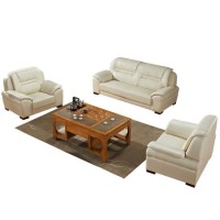 Chinese Leisure Leather Sofa in Office Furniture