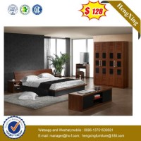 Modern Big Bedroom Furniture Home Furniture Fashion Room Wooden Bed (UL-L889)