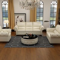 Guangzhou Leather Livingroom Sofa Home Furniture Set