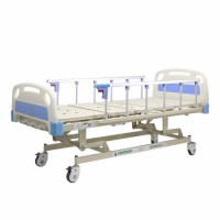 Xf803c Mechanical Cranks 3 Functions Manual Hospital Bed for Patient