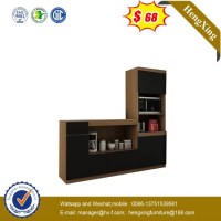 Modular Standard Walnut Wood Office Bookcase (UL-9L0172)